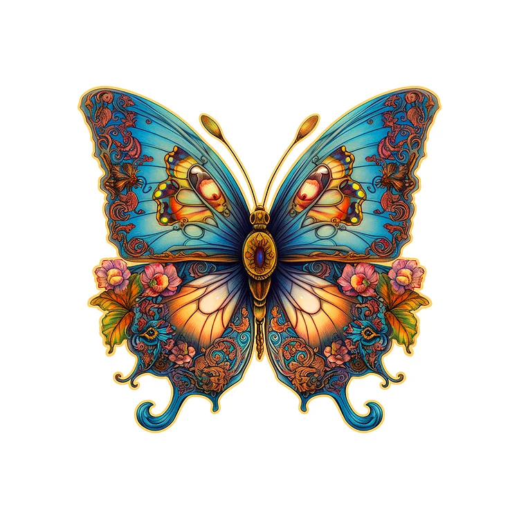 Ericpuzzle™ Butterfly Wooden Jigsaw Puzzle