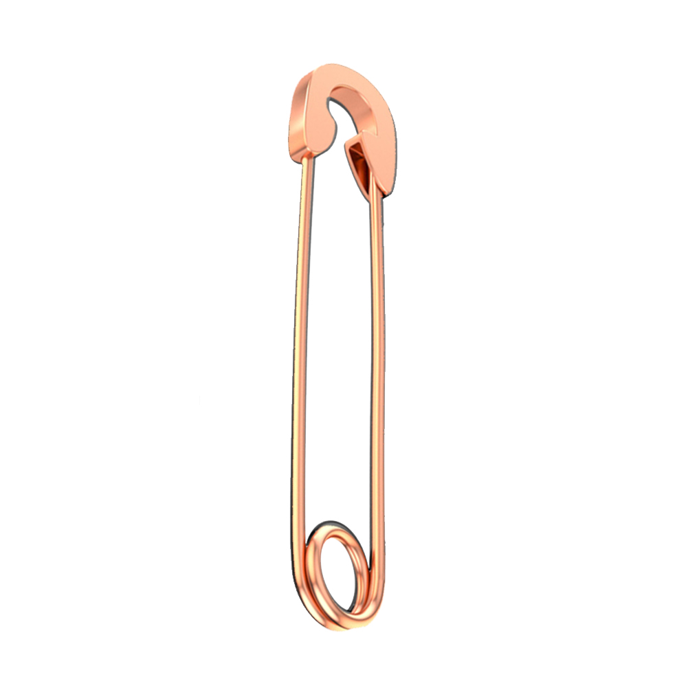 

Simple Paper Clip Ear Studs Punk Unisex Earrings Hip Hop Eardrop Jewelry, Rose gold, 501 Original