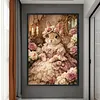 Victorian Bunny Full Stamped Cross Stitch 11CT 3-Strand 40x60cm