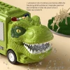 🦖Nouvel Ensemble de Jouets de Piste de Camion d&rsquo;Ing&eacute;nierie Transformant les Dinosaures