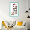 Cat Stocking -16CT Stamped Cross Stitch Kit(30*43cm)