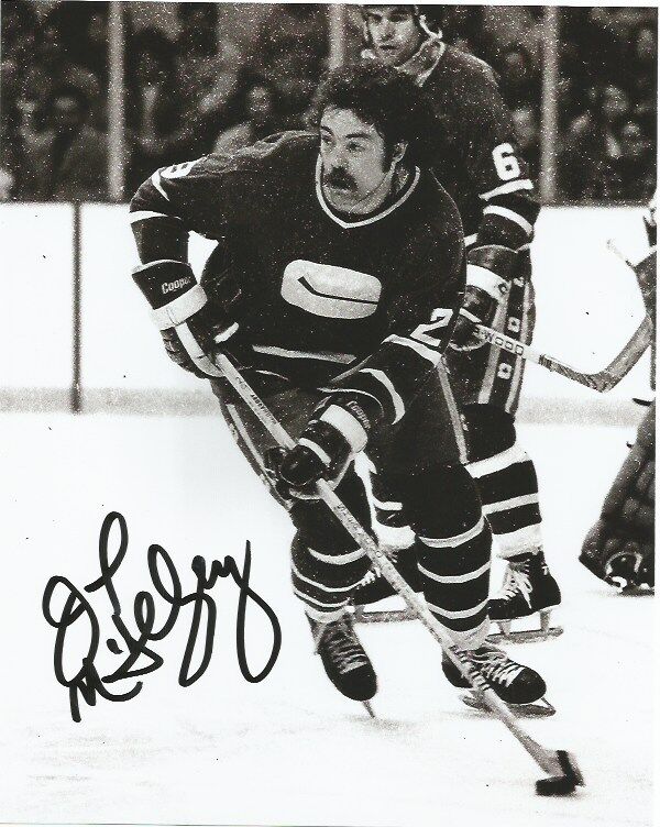 Vancouver Canucks Jack McIlhargey Signed Autographed 8x10 Photo Poster painting COA