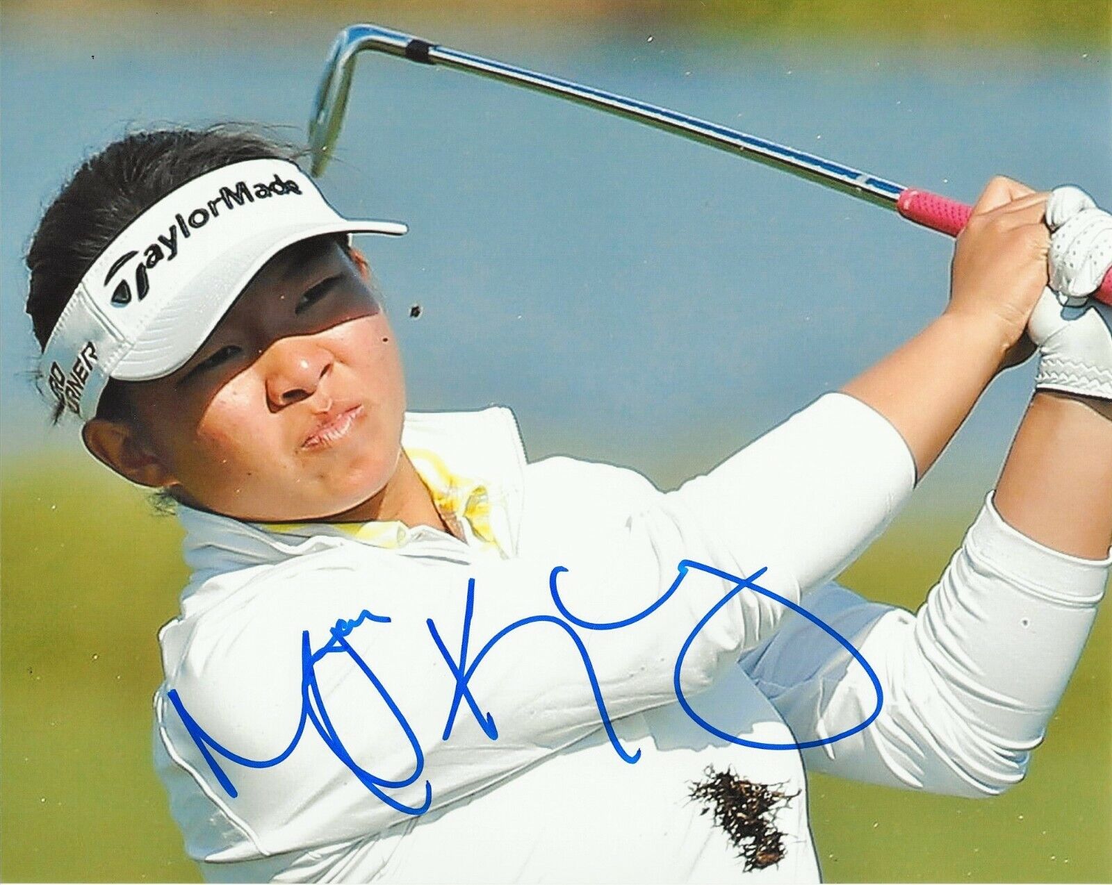 LPGA GOLFER MEGAN KHANG HAND SIGNED 8x10 Photo Poster painting A w/COA WOMEN'S GOLF PROOF