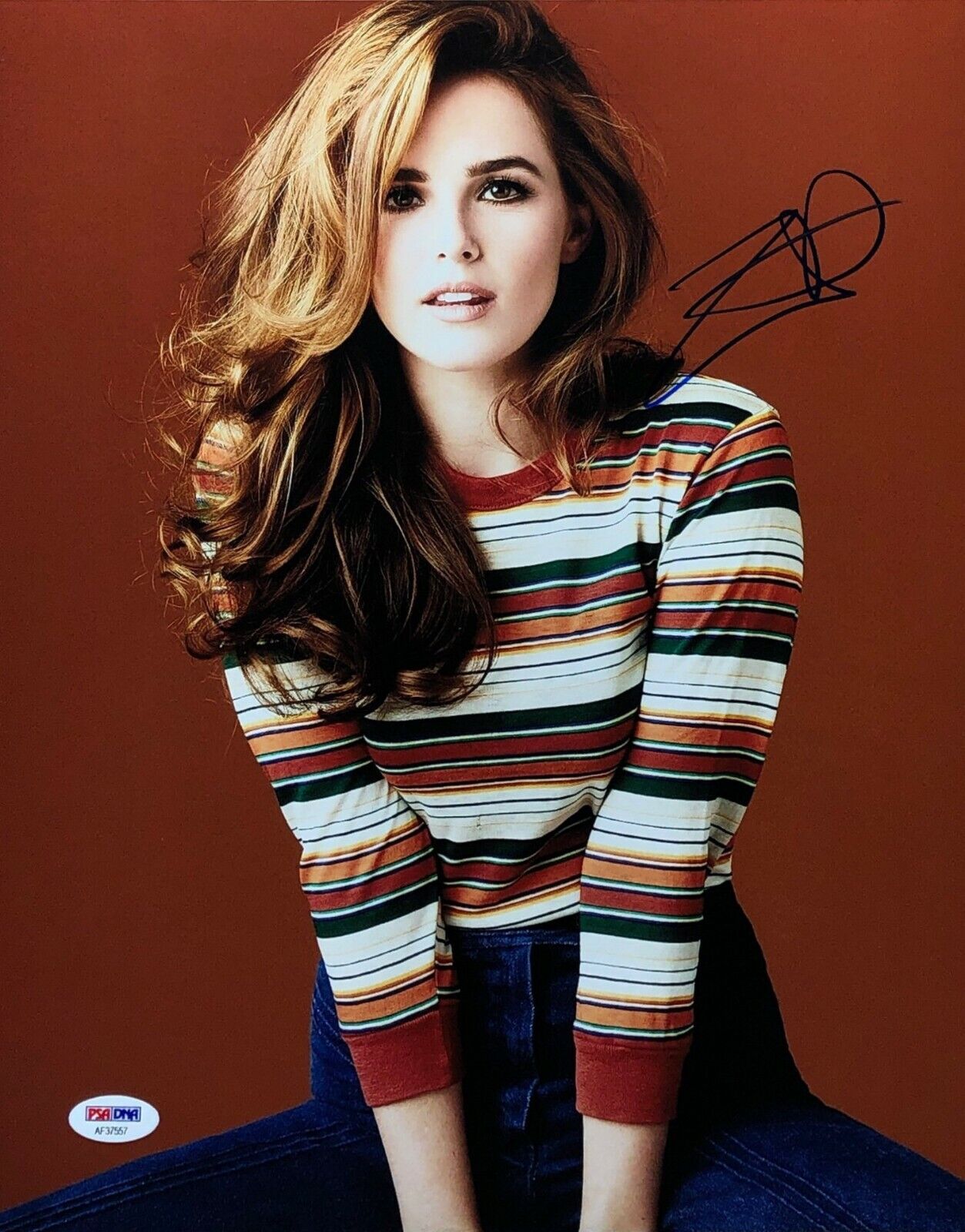 Zoey Deutch Signed 11x14 Photo Poster painting *Why Him *Dirty Grandma *Model PSA AF37557