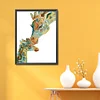 (Stamped/Counted) Giraffe-14CT Cross Stitch 42*55cm/16.54*21.65in(Brand)