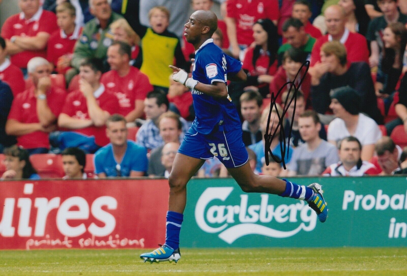 Gelson Fernandes Hand Signed 12x8 Photo Poster painting - Leicester City - Football Autograph.