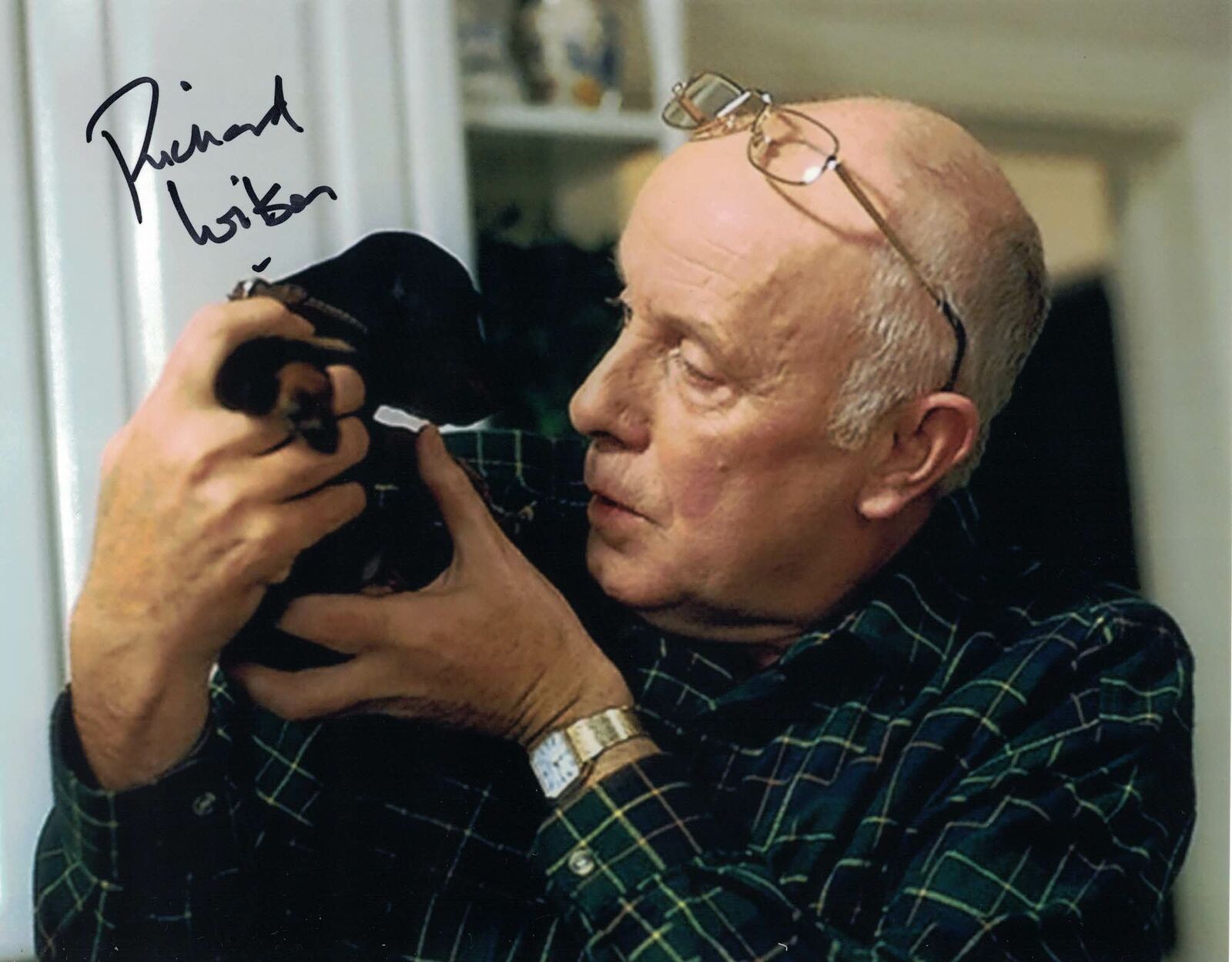 RICHARD WILSON - Victor Meldrew - One Foot In The Grave hand signed 10 x 8 Photo Poster painting