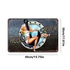 [Big Size]Navy Sailor Girl - Metal Tin Signs(12*16Inch) - Garage&Transport
