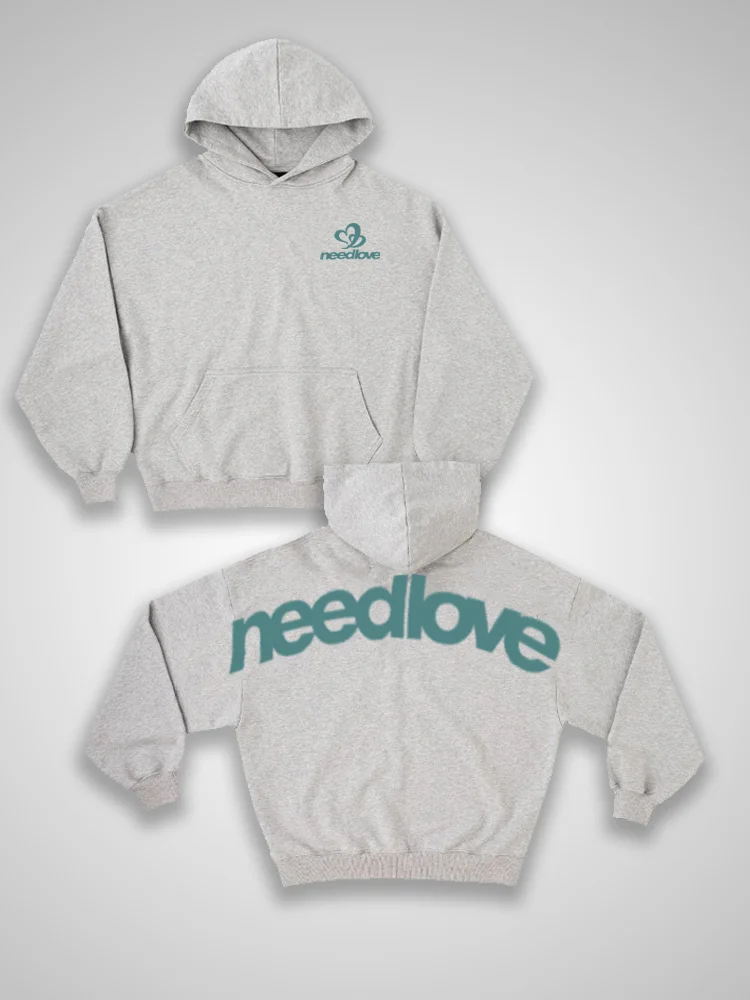 We Need A Love Loving Hooded Pure Cotton Hoodie
