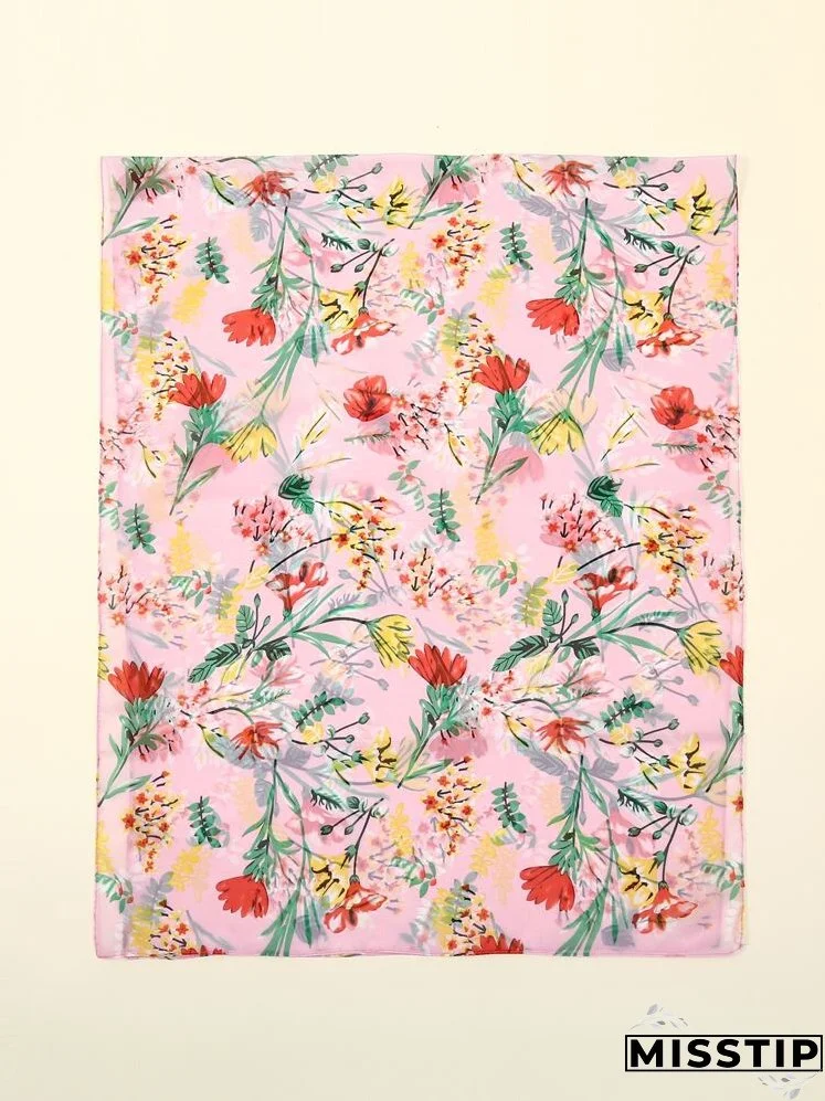Floral Print Scarf