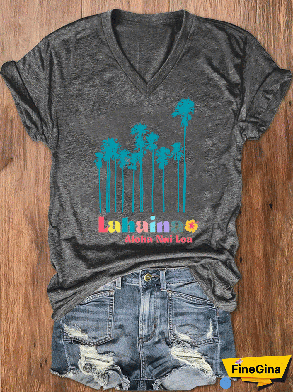 Women's Lahaina Strong Print T-Shirt