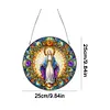 DIY Our Lady-Diamond Painting Pendant