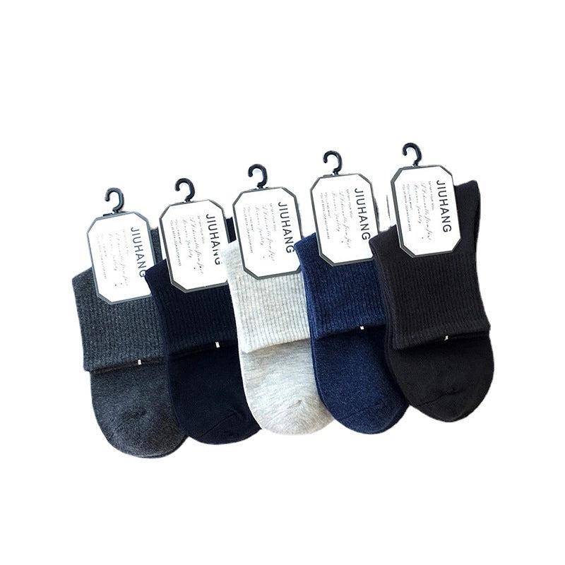 Trendy Socks Men’s Trendy Brand Street Maple Leaf Mid-barrel Stockings Autumn And Winter Cotton Socks Hip-hop Personalized Sports Basketball Socks