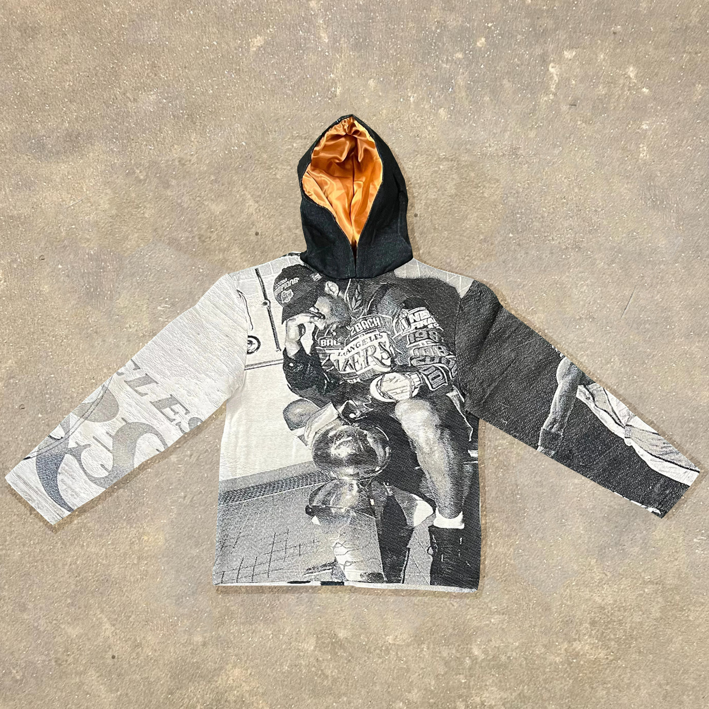 Basketball No.24 Print Long Sleeve Hoodies