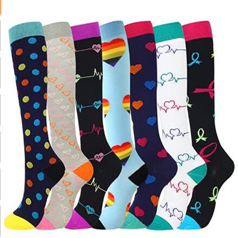 

Compression Socks Elastic Print Women Sports Stockings, 501 Original