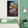 (40*60cm)Flower Fox - Full Round Drill Diamond Painting