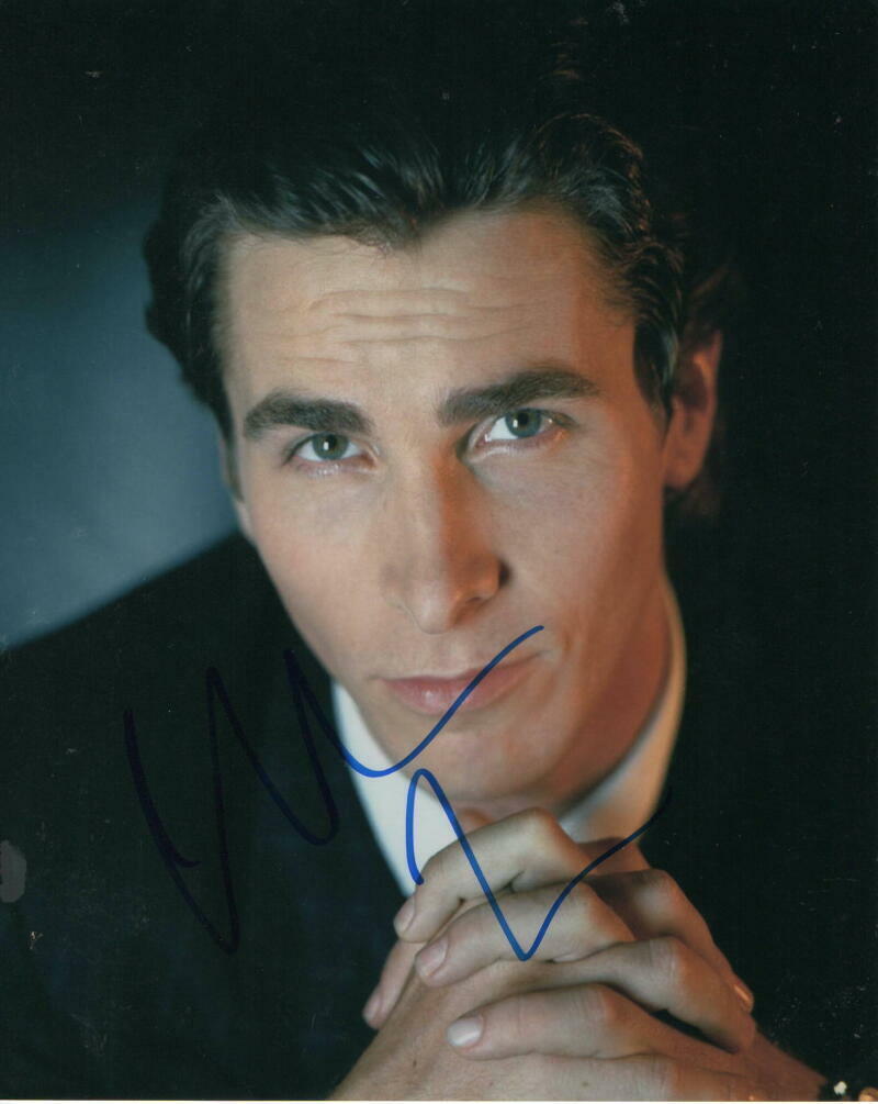 CHRISTIAN BALE SIGNED AUTOGRAPH 8X10 Photo Poster painting - SEXY BATMAN STAR, BRUCE WAYNE, RARE