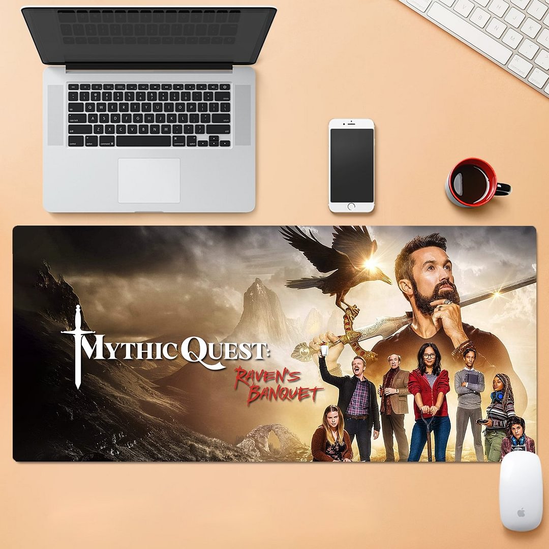 Mythic Quest Large Mouse Pad Extended Mouse Pad for Game Office Home Use