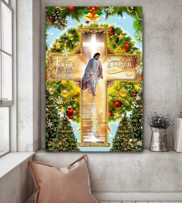 Jesus The Reason For The Season  Canvas Wall Art