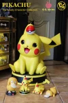 1/1 & Mini Scale Sitting Pikachu - Pokemon Resin Statue - MOMO Studio