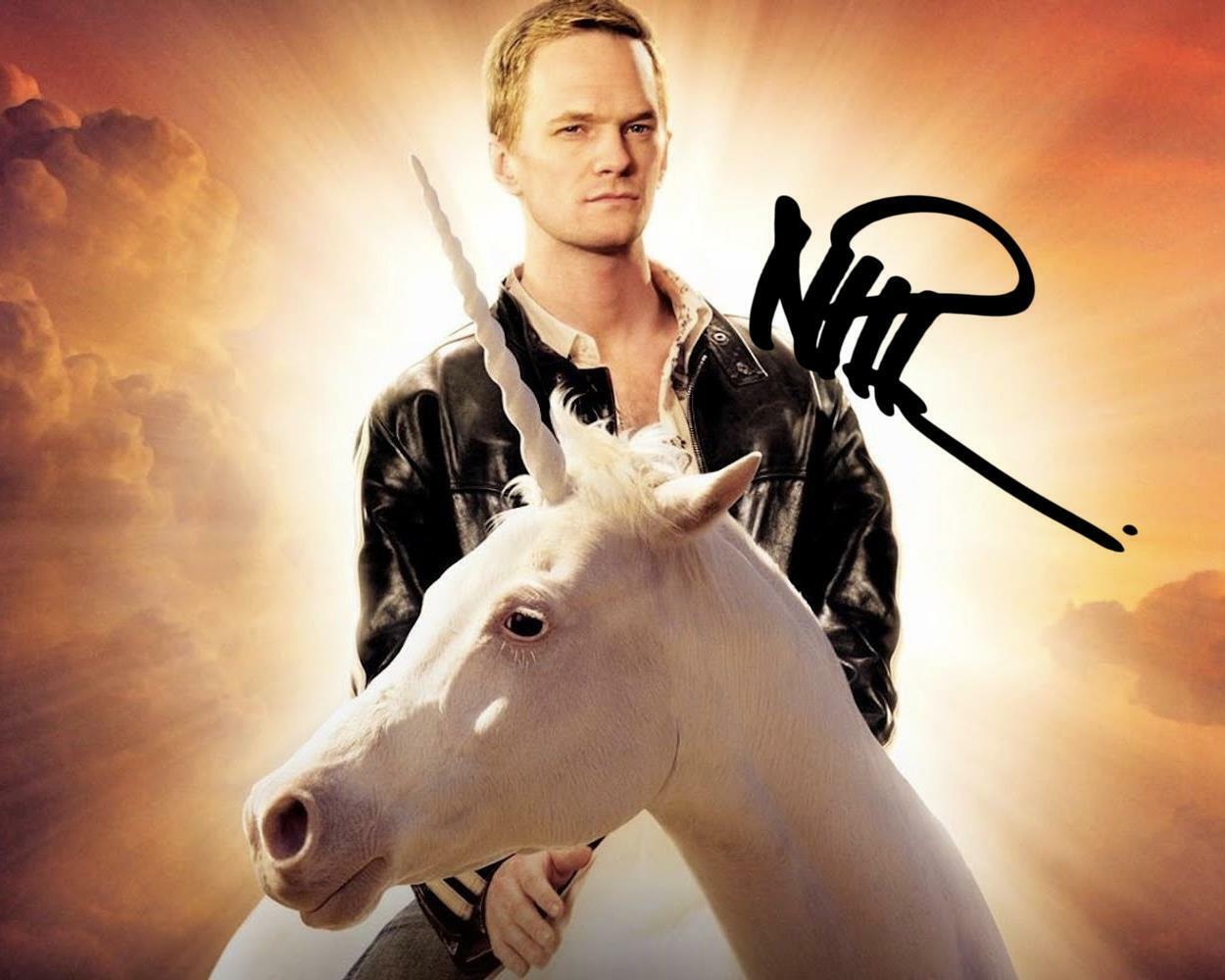 NEIL PATRICK HARRIS SIGNED AUTOGARPHED 10 X 8