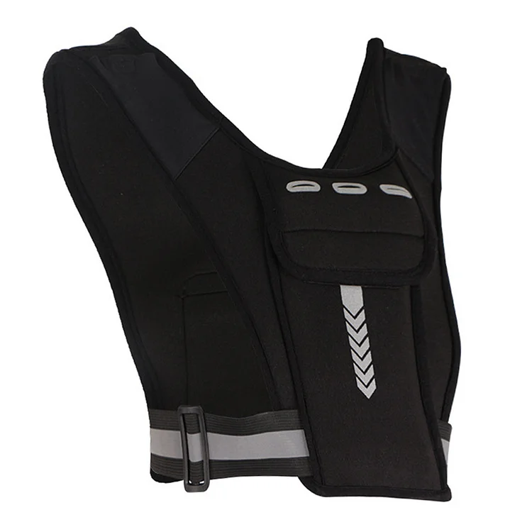 Vest Package Reflective Riding Package for Outdoor Cycling Hiking (Black)