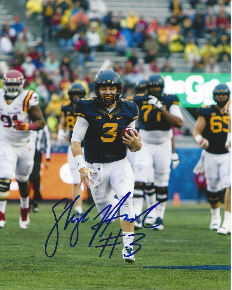 Skyler Howard Autographed 8x10 West Virginia  B351