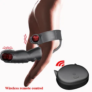 Wireless Remote 10 Frequency Penis-shaped Finger Cover