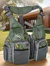 Outdoor Fishing Vest Multi-Pockets Oxford Cloth Sea Fishing Coat for Adult&Teen