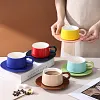 Klein Blue Coffee Cup And Saucer Set Light Luxury Ceramic Cup