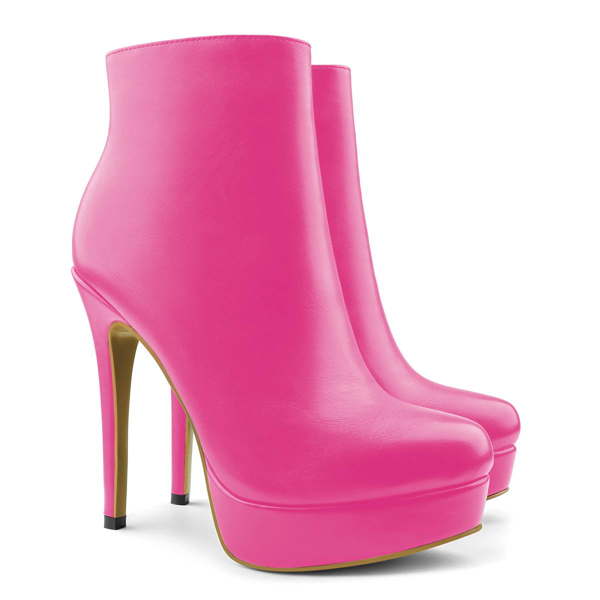 120mm Women's Platform Fashion Bianca Booty Heels-vocosishoes