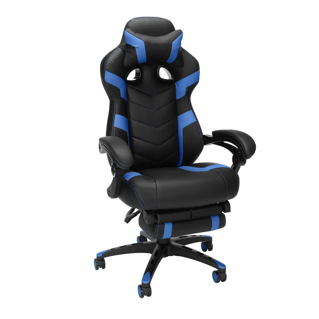  360 degree swivel adjustable headrest lumbar support ergonomic gaming chair