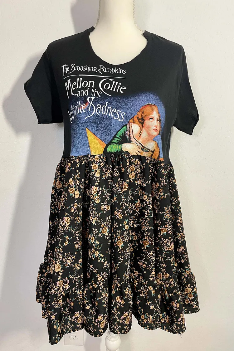 Smashing Pumpkins Paneled Dress