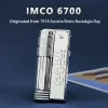 Stainless Steel Nostalgic Retro Classic Old-Fashioned Windproof Mechanical Kerosene Lighter
