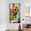 Poppies Home-Full Round Diamond Painting(40x70cm)