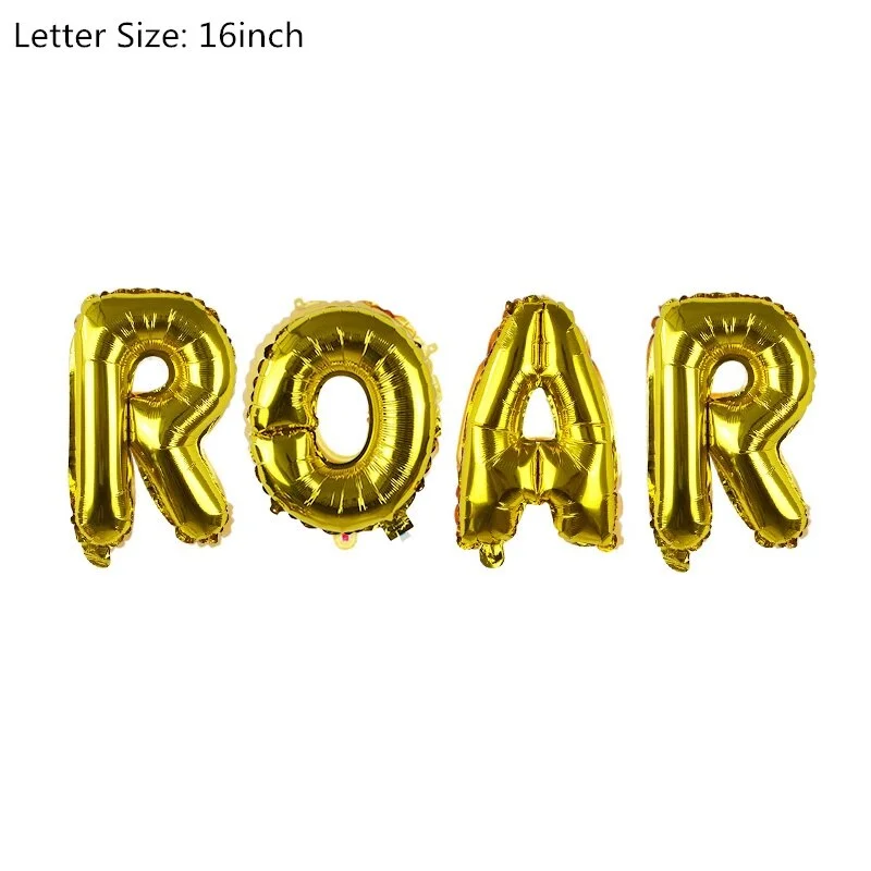 Dinosaur Birthday Party Dinosaur Foil Balloon Confetti Latex Ballons Dino Air Baloon Globos Kids Animal Jungle Party Decoration