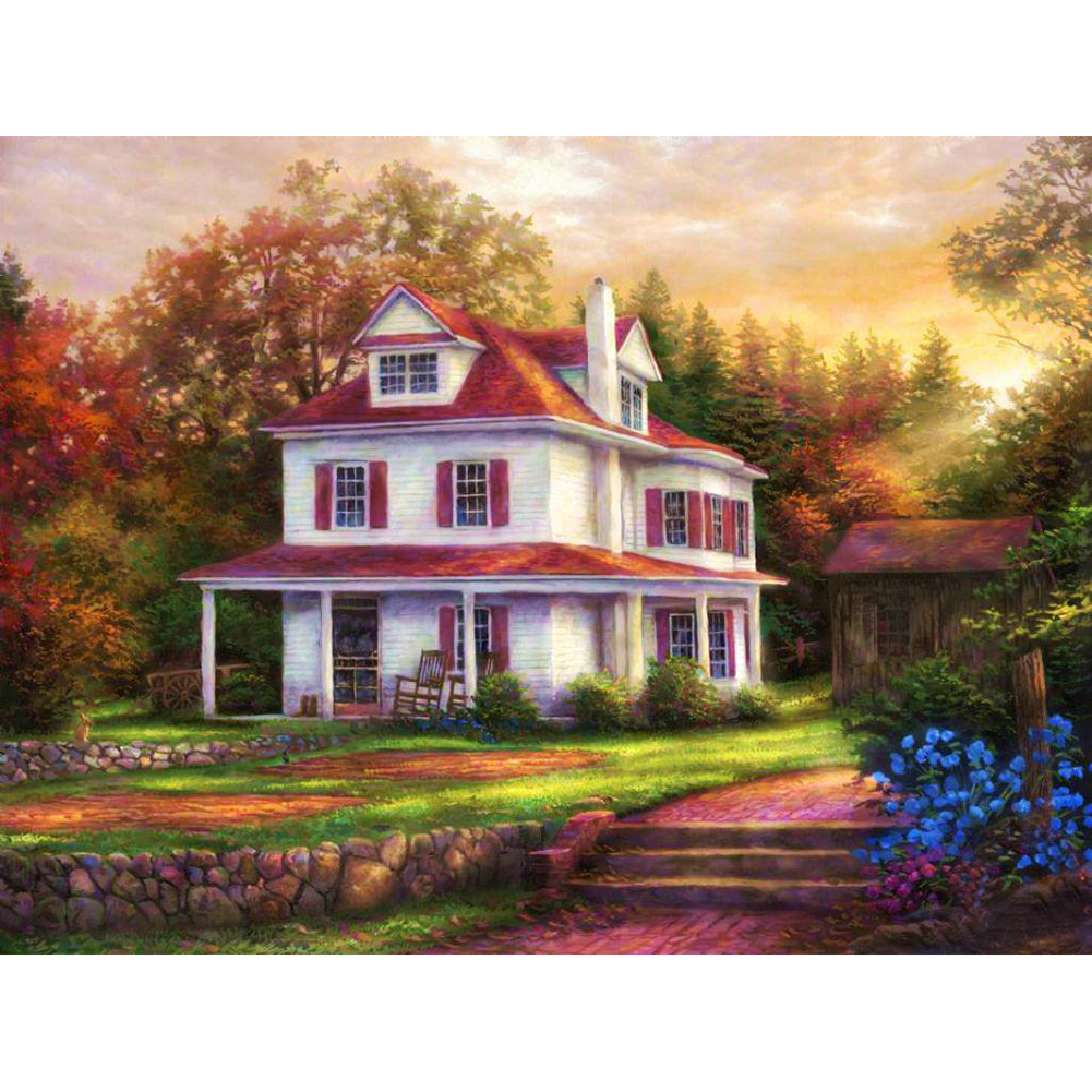 

Country House - Round Drill Diamond Painting - 30*40CM, 501 Original