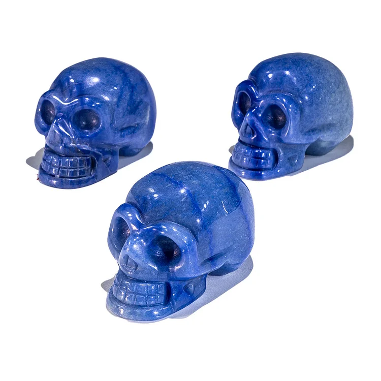 2-Inch Blue Aventurine Skull