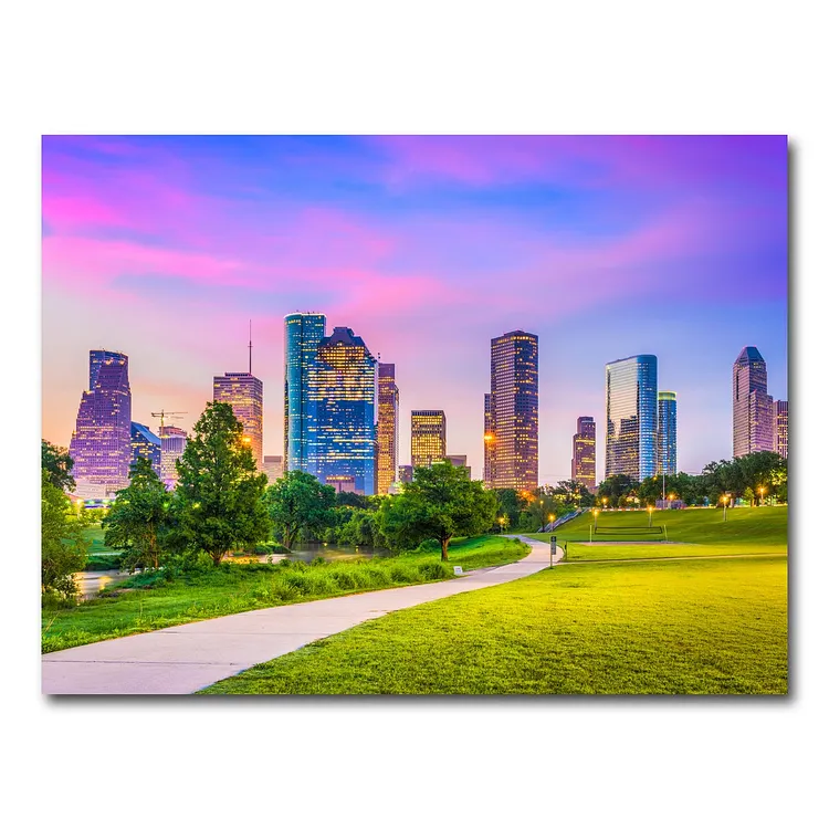 Houston Cityscape Wall Art