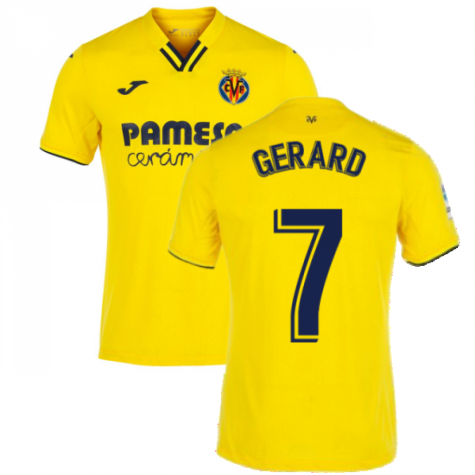 Maillot Villarreal Gerard Moreno 7 Domicile 2021/22