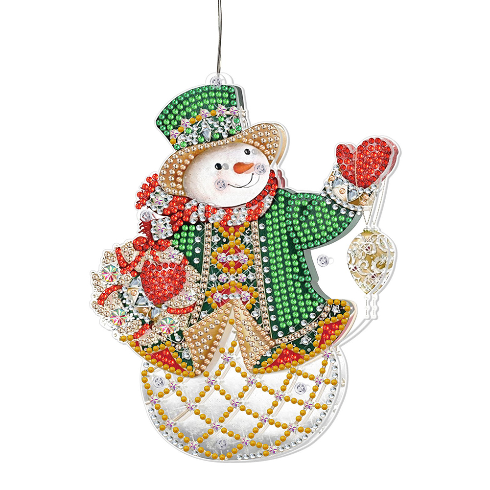 

Snowman Double Sided - 5D DIY Craft Lamp, 501 Original