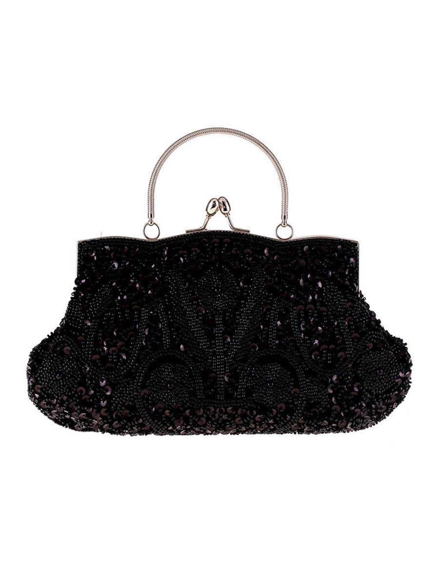 Women's Clutch Bags Beaded Decoration Buckle Vintage Bridal Party Handbags