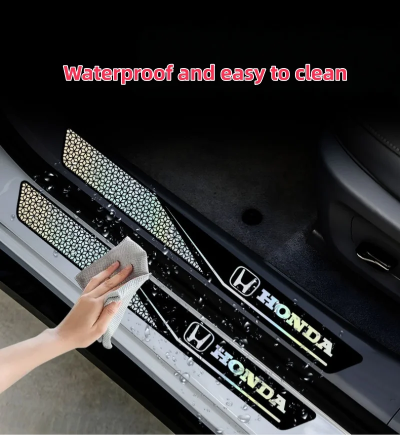 Car door sill protector, anti-stepping strip, trunk anti-scratch protector.