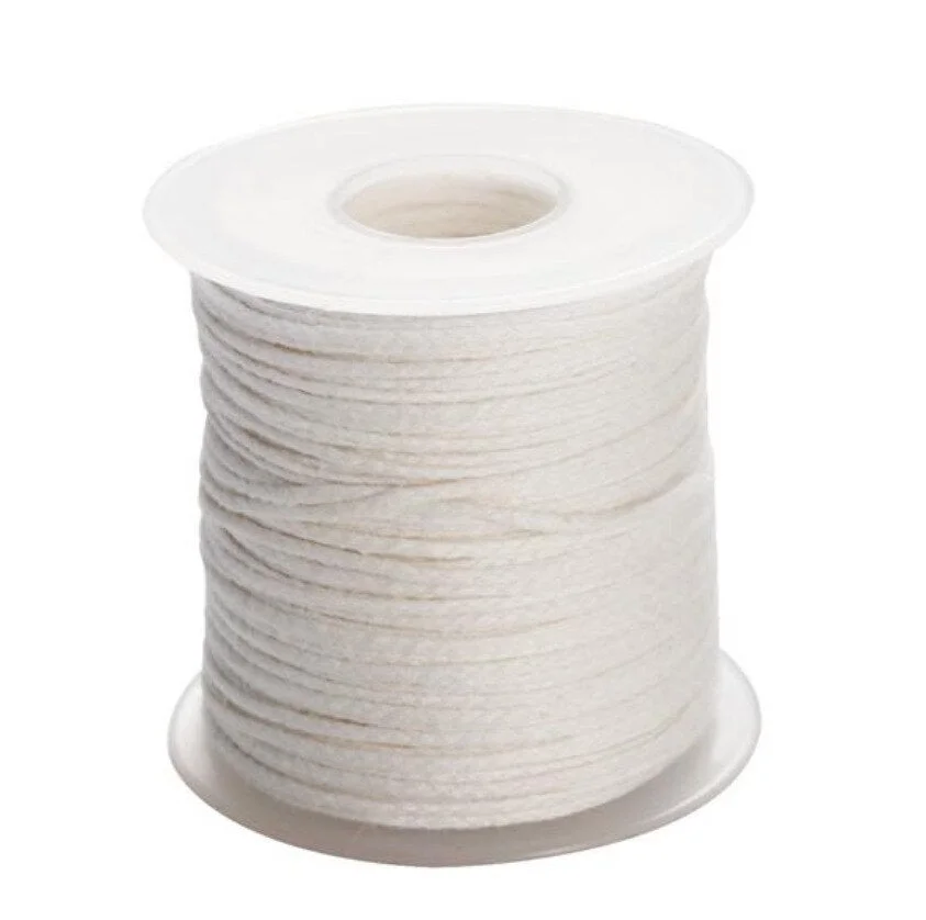 61m Environmental Spool of Cotton Braid Candle Wick Core For Birthday Candles Non-smoke DIY Oil Lamps Candle Making Supplies