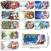 12Pcs Diamond Painting Warm Winter Greeting Card Set with Envelope