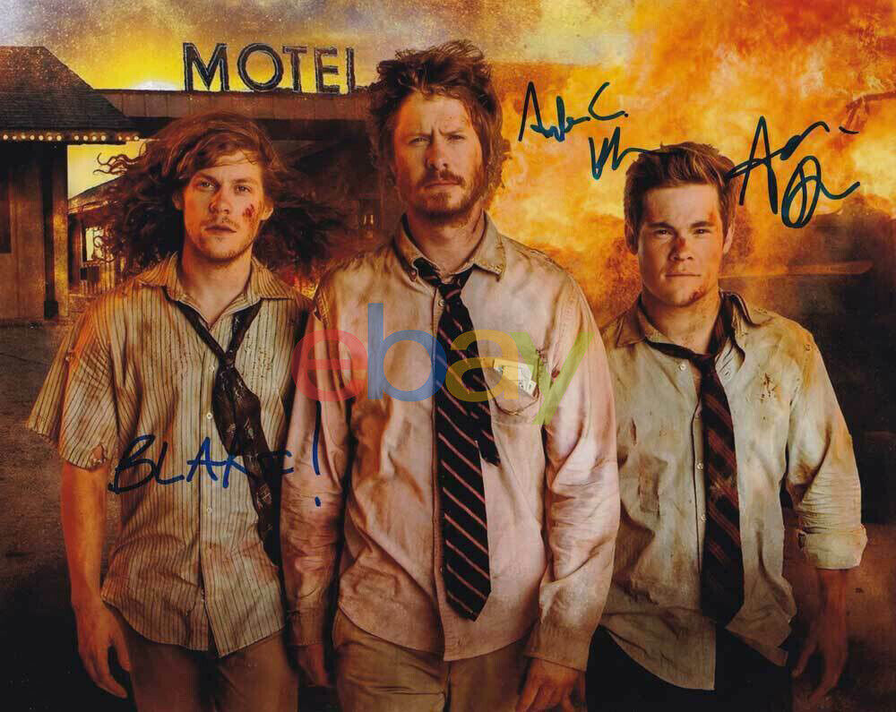 Workaholics Autographed Cast 8x10 Photo Poster painting Signed reprint