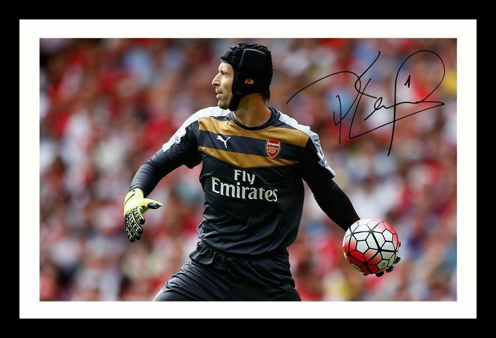 Peter Cech - Arsenal Autograph Signed & Framed Photo Poster painting