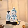 Pinguin Bär Kerzenhalter - 5d DIY Handwerk Ornament