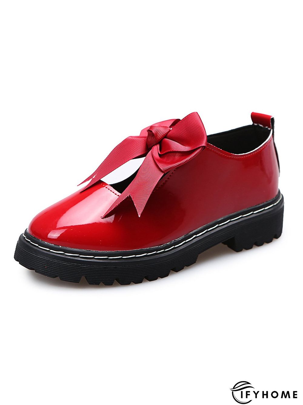 Women's Bow Decor Hollow out Slip On Mary Jane Shoes | IFYHOME