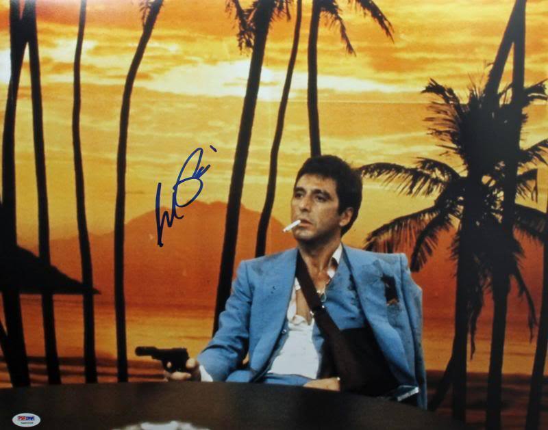 Al Pacino Scarface Signed Authentic 16X20 Photo Poster painting Autographed PSA/DNA ITP #5A80058